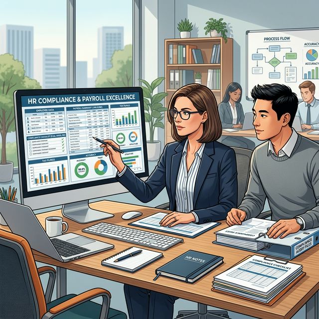 Compliance & Payroll Excellence Illustration